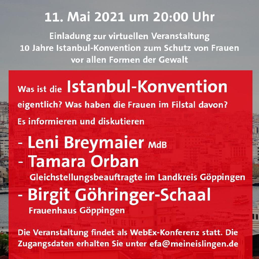efa – Veranstaltung zu  10 Jahre Istanbul-Konvention